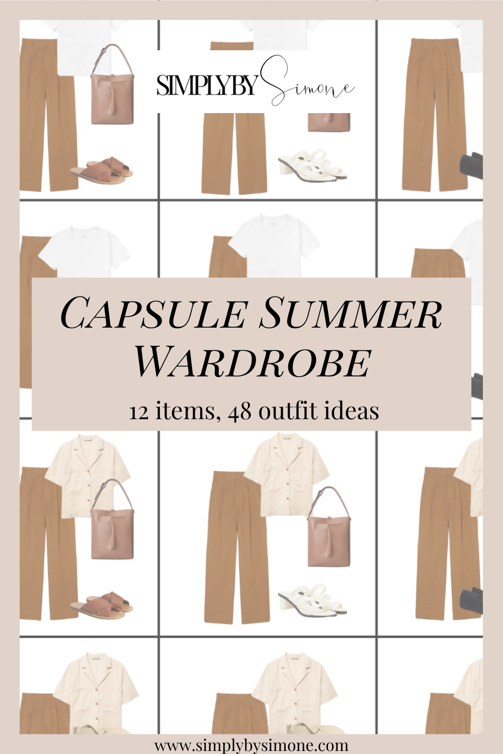 Everlane Summer Capsule Wardrobe Pieces Outfits