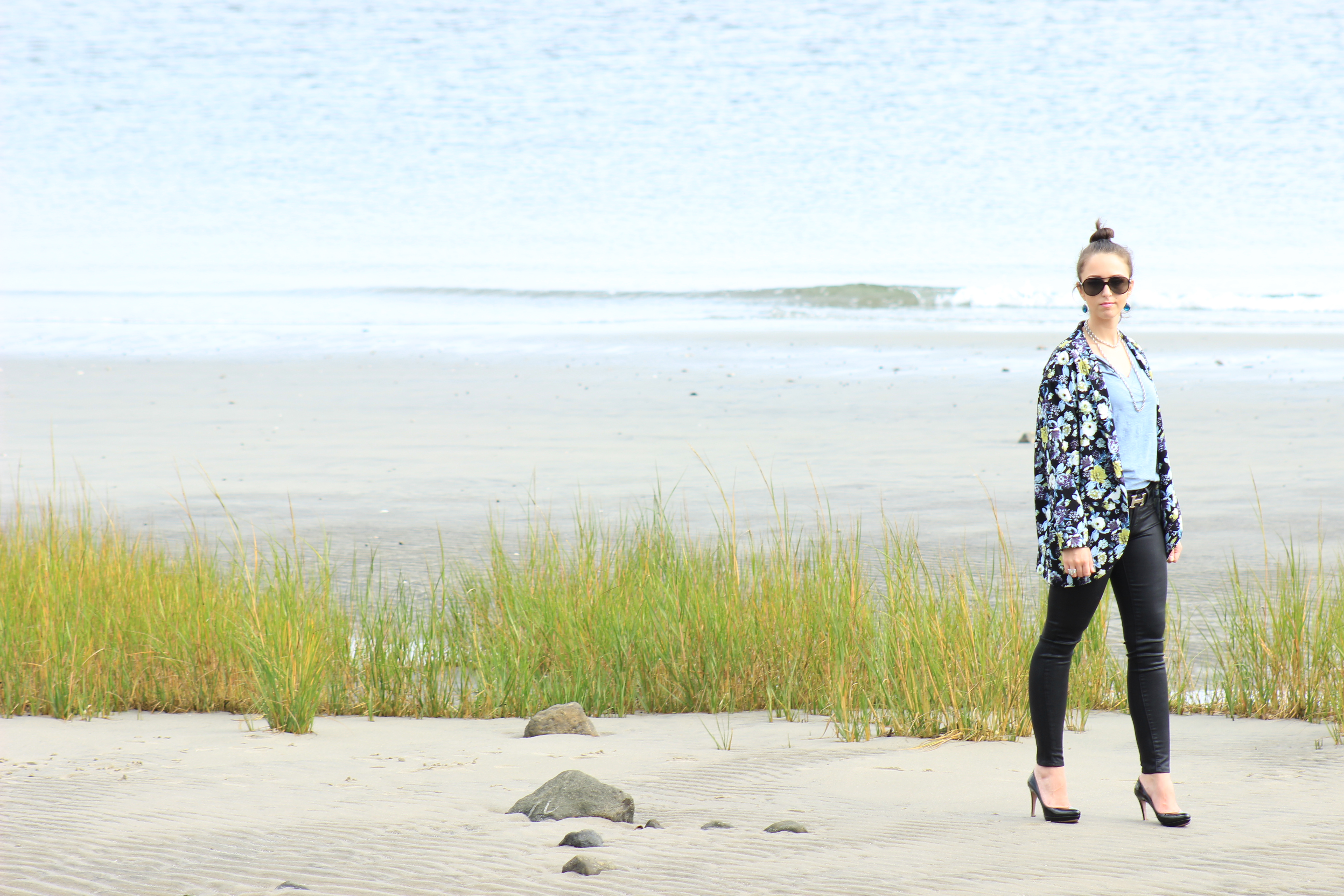 Fashion Friday: Floral, leather and the beach