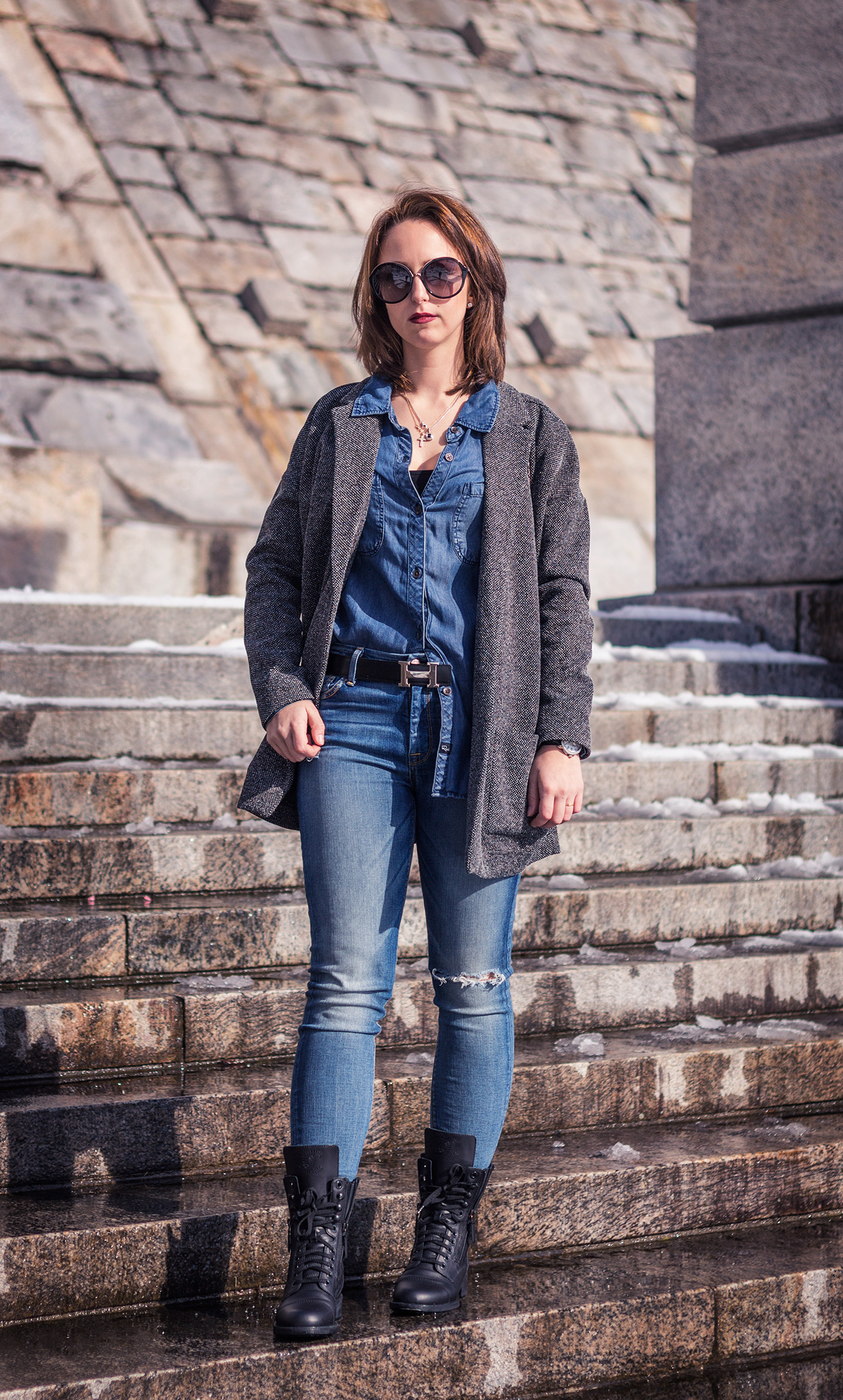 street style-chanel bag-hermes belt - Simply by Simone