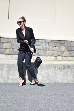 Statement Blazer and Sunnies #style #westchester #blogger #Blazer simply by simone