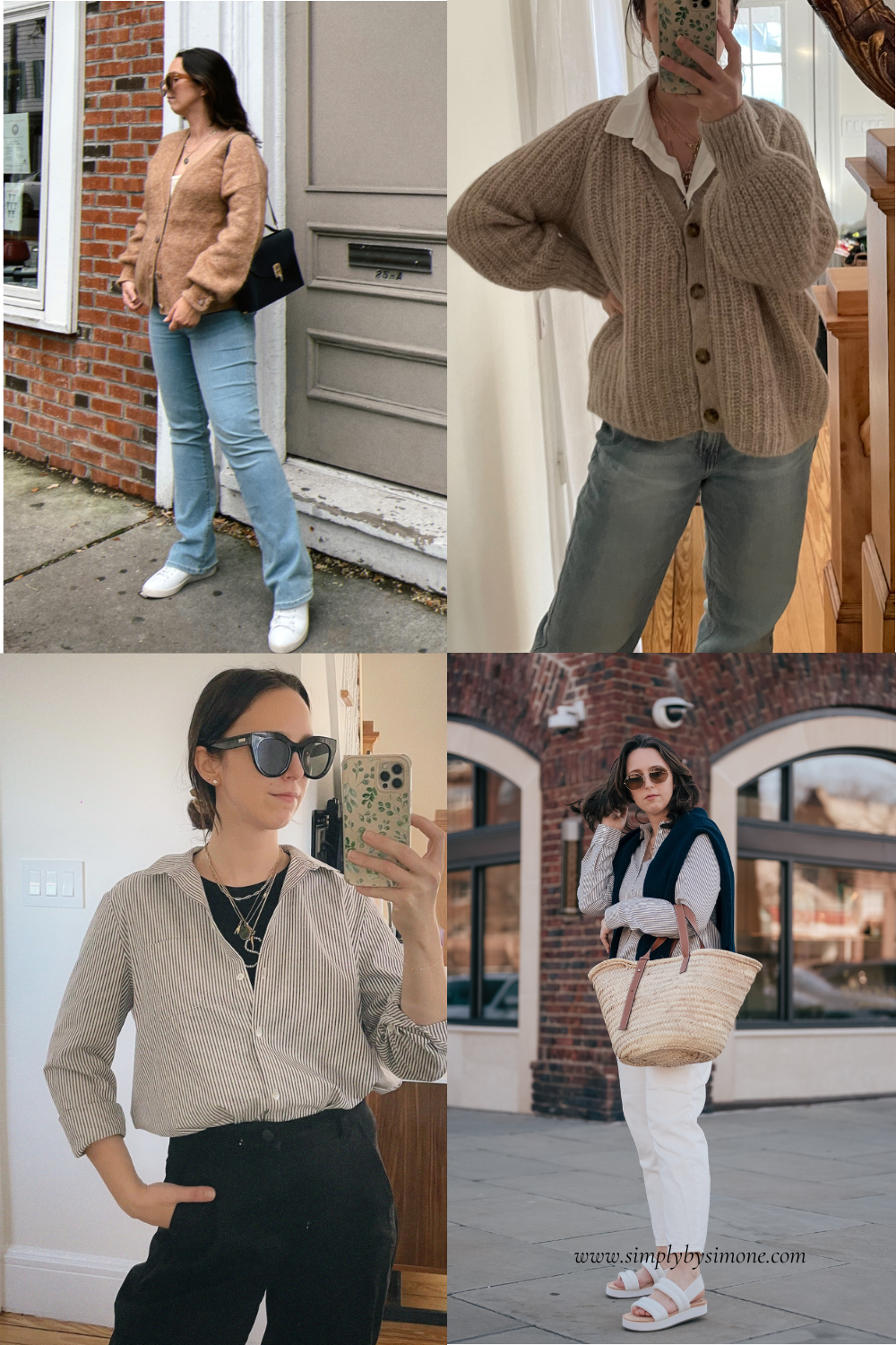 4 Layering Outfit Ideas, Four Different Ways To Layer Your Clothes, Ideas 1-4