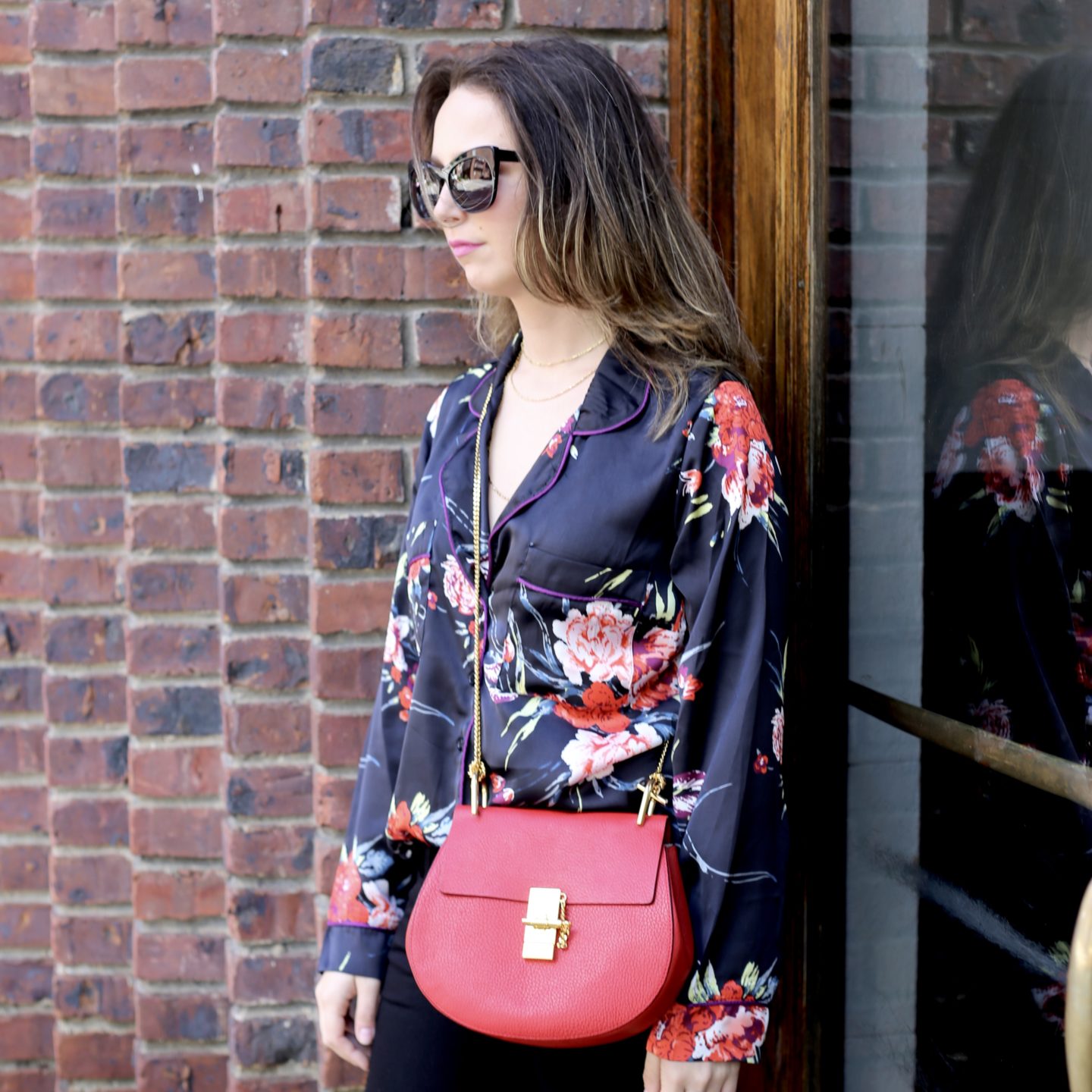 floral pajama blouse-style-new york