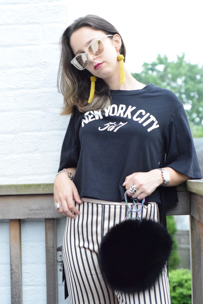 fur dvf bag-summer style-stripes