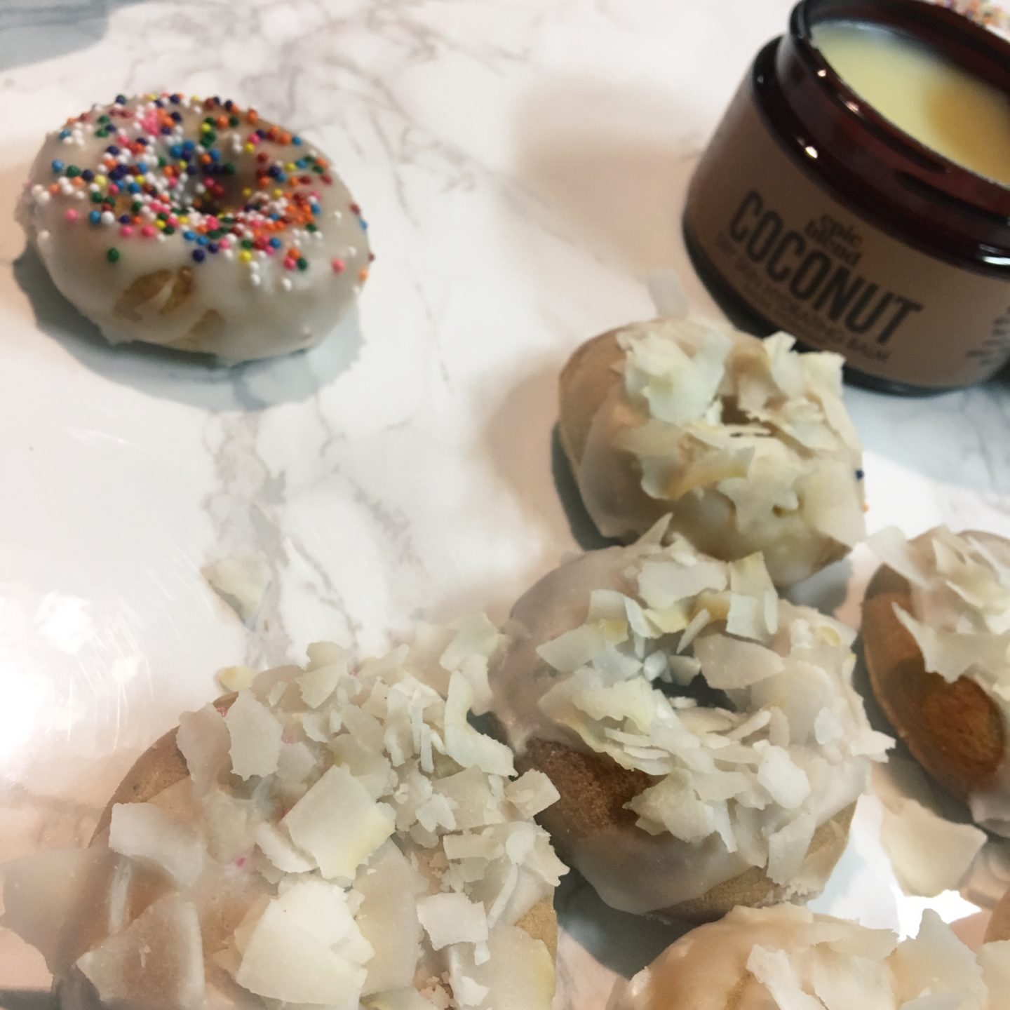 coconut mini donuts-epic blend