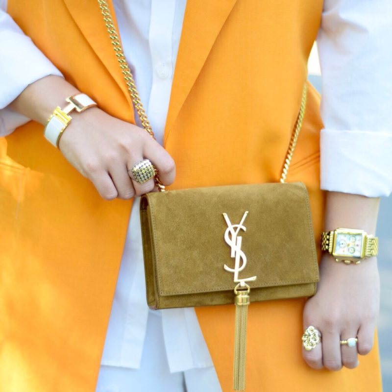 incorporating color-orange vest-style-zara