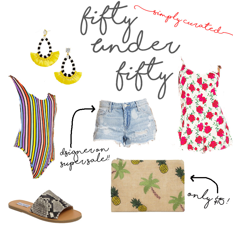 Simply Curated: Shop Fifty Items Under Fifty Dollars