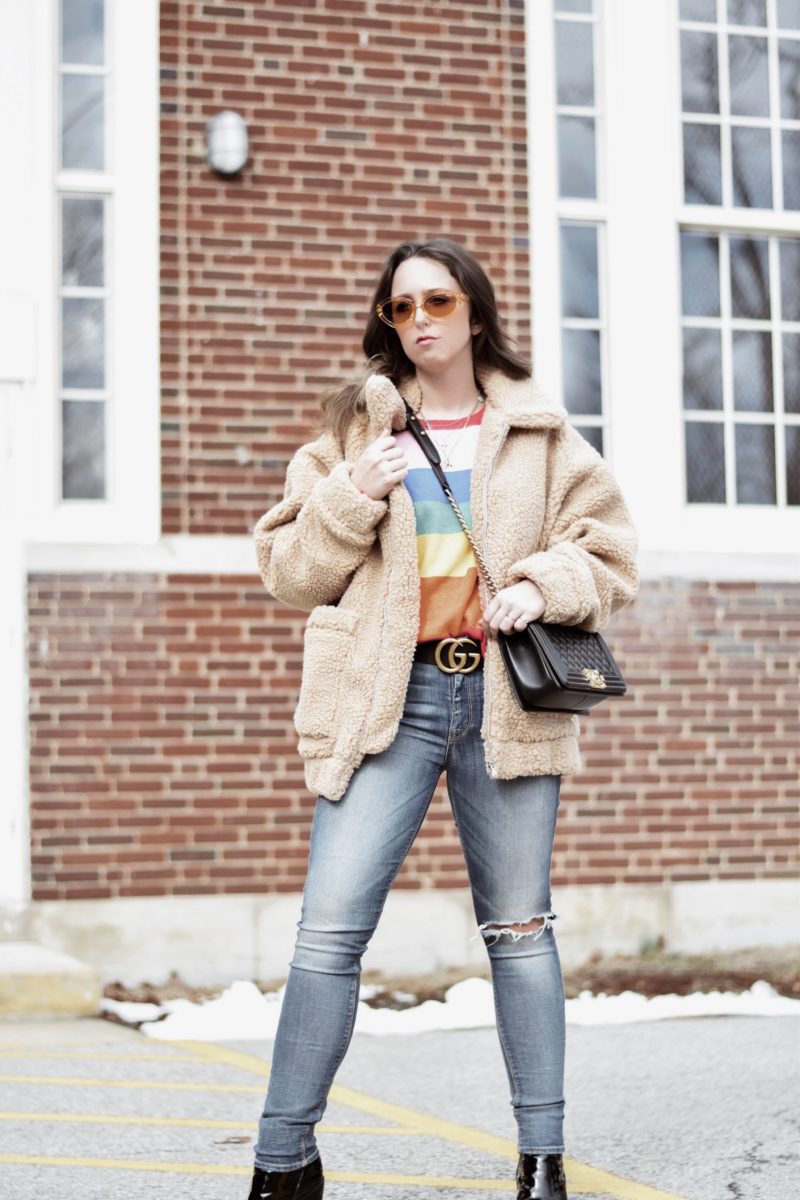 spring trend-rainbow sweater-chanel boy bag-quay-street style-fashion-westchester blogger