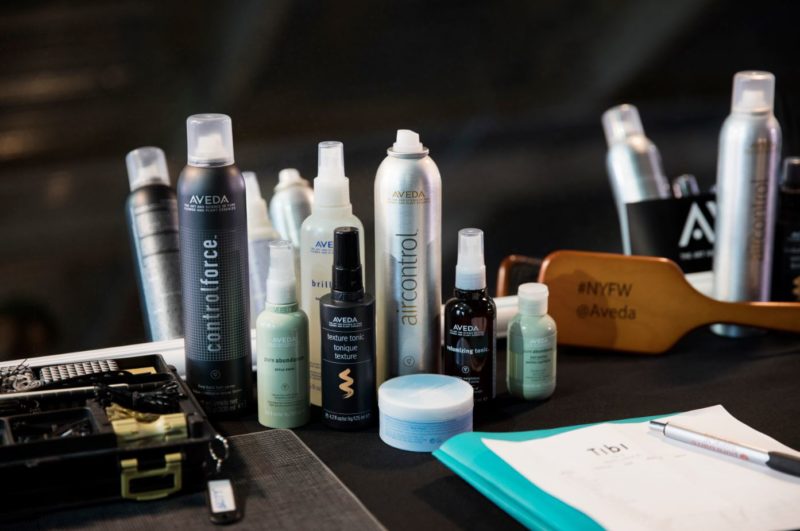 Backstage with Aveda-Tibi-NYFW-Runway-Fall Winter-2018-NYFW