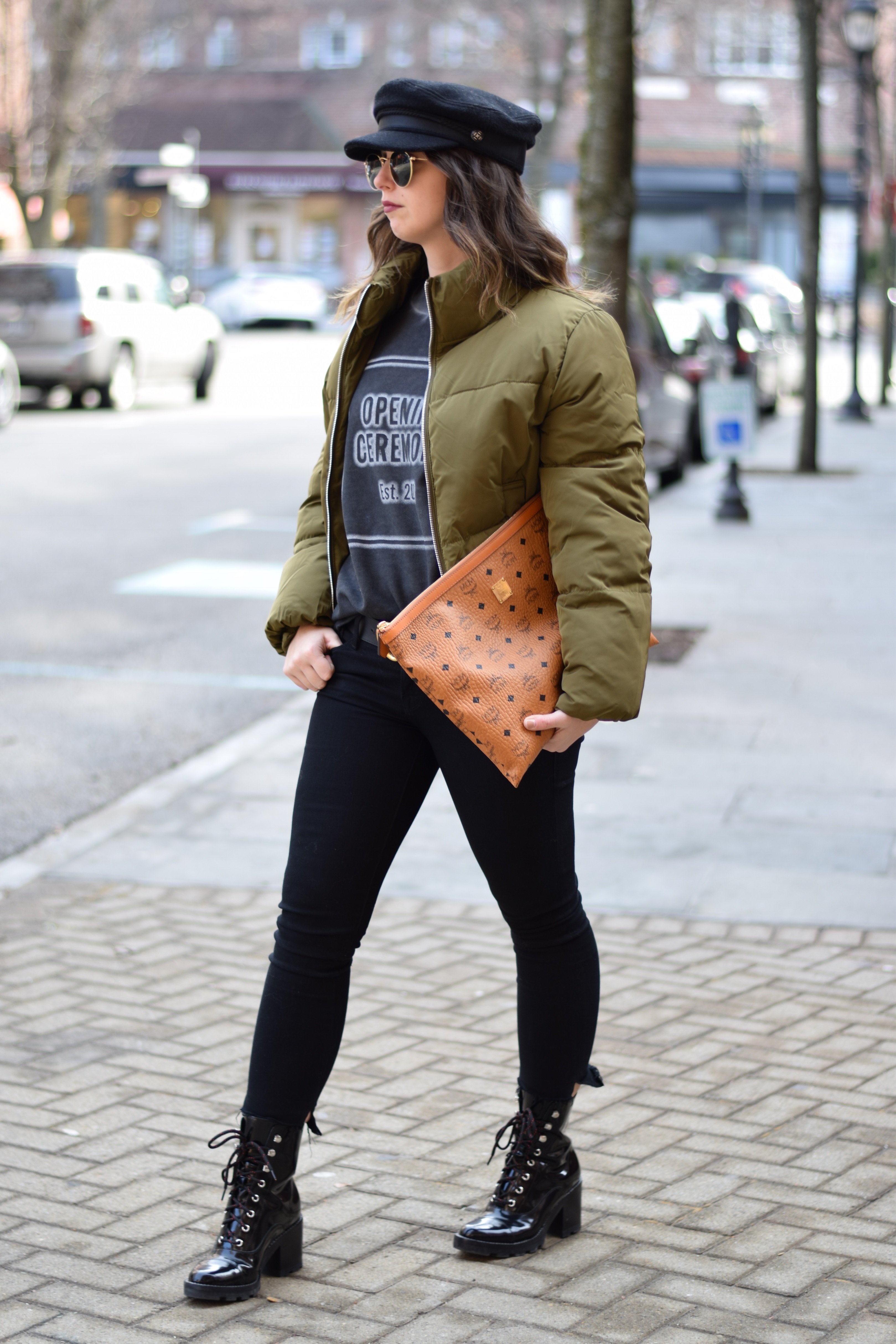 Casual Stylish Pieces-fashion-outfit-puffer jacket-opening cermony-mcm-street style-new york