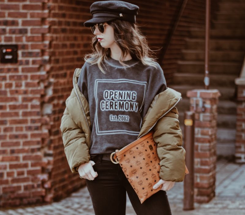 Casual Stylish Pieces-fashion-outfit-puffer jacket-opening cermony-mcm-street style-new york