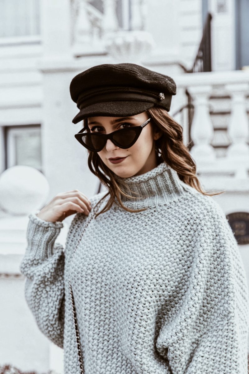 amanda elle-street style-westchester county-blogger-fashion-plaid pants-white booties-chanel-winter-style-about me