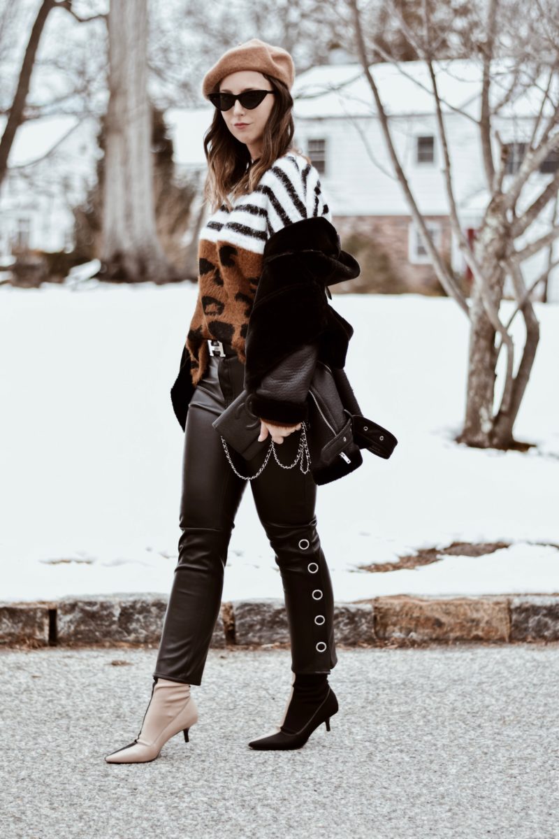 new years goals recap-leopard-sweater-sock booties-style-outfit-ny-blogger