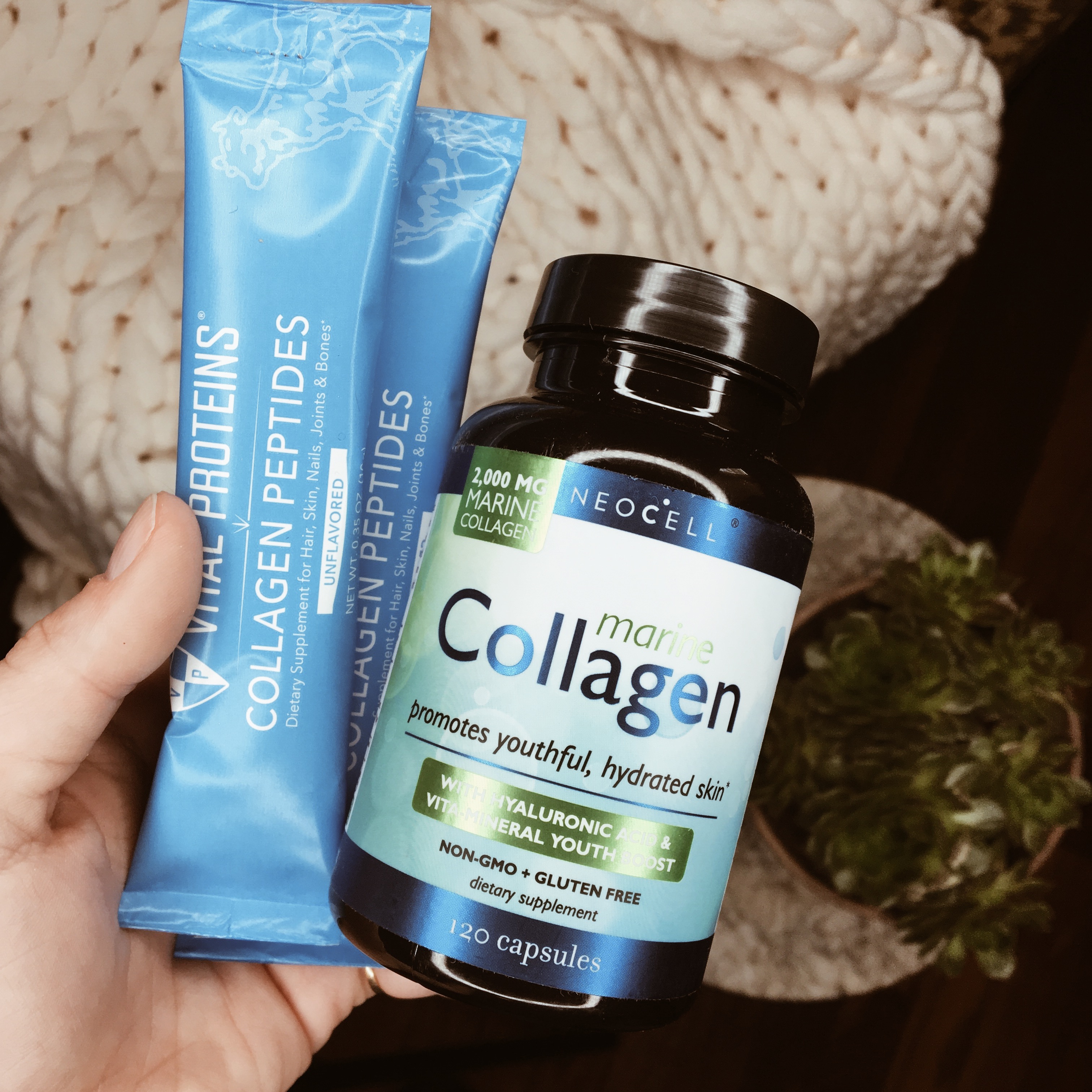 vital proteins-collagen-water-vitamins-marine collagen-neocell-collagen peptides