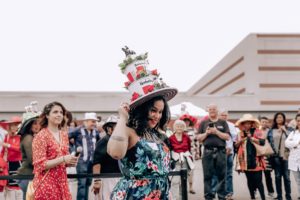 Kentucky Derby Hat Contest-Empire City Casino-Close Up--Contestants-Westchester County-Blogger-Fashion-Empire City Casino