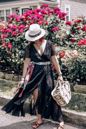 Johnny Was-Maxi Dress-Blogger-Westchester County-Scarf Belt-Style-Fashion-Summer 2018