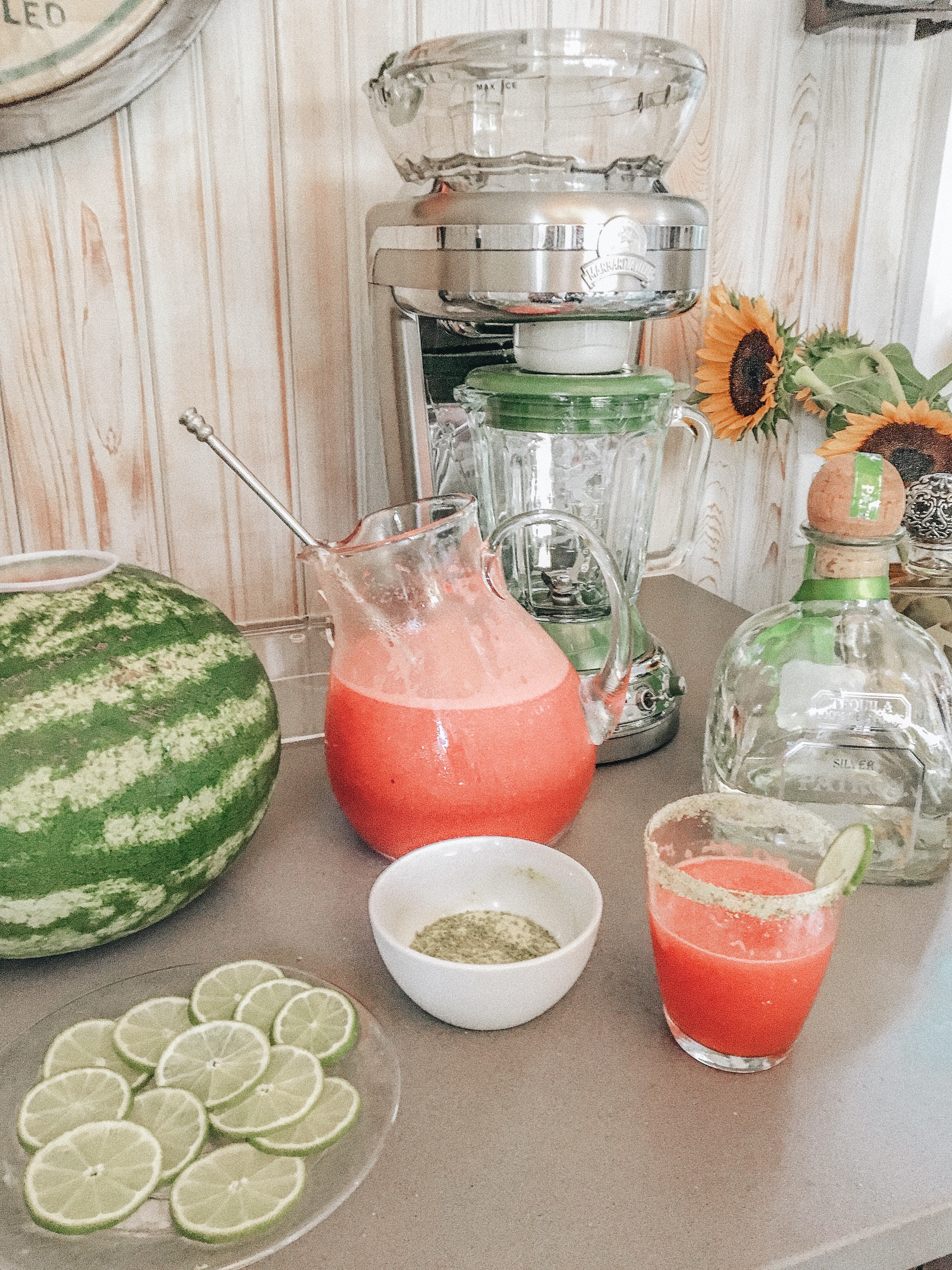 Perfect watermelon margarita-lime salt-recipe-cocktails-summer-long island-blogger