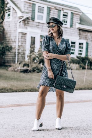 NYFW- Westchester County-Events-Blogger-Simply by Simone-Leopard Dress-White Booties