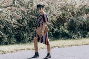 Personal Style-Blogger-Inspiration-Advice-Lifestyle-Lulus-Striped Dress-MCM Clutch