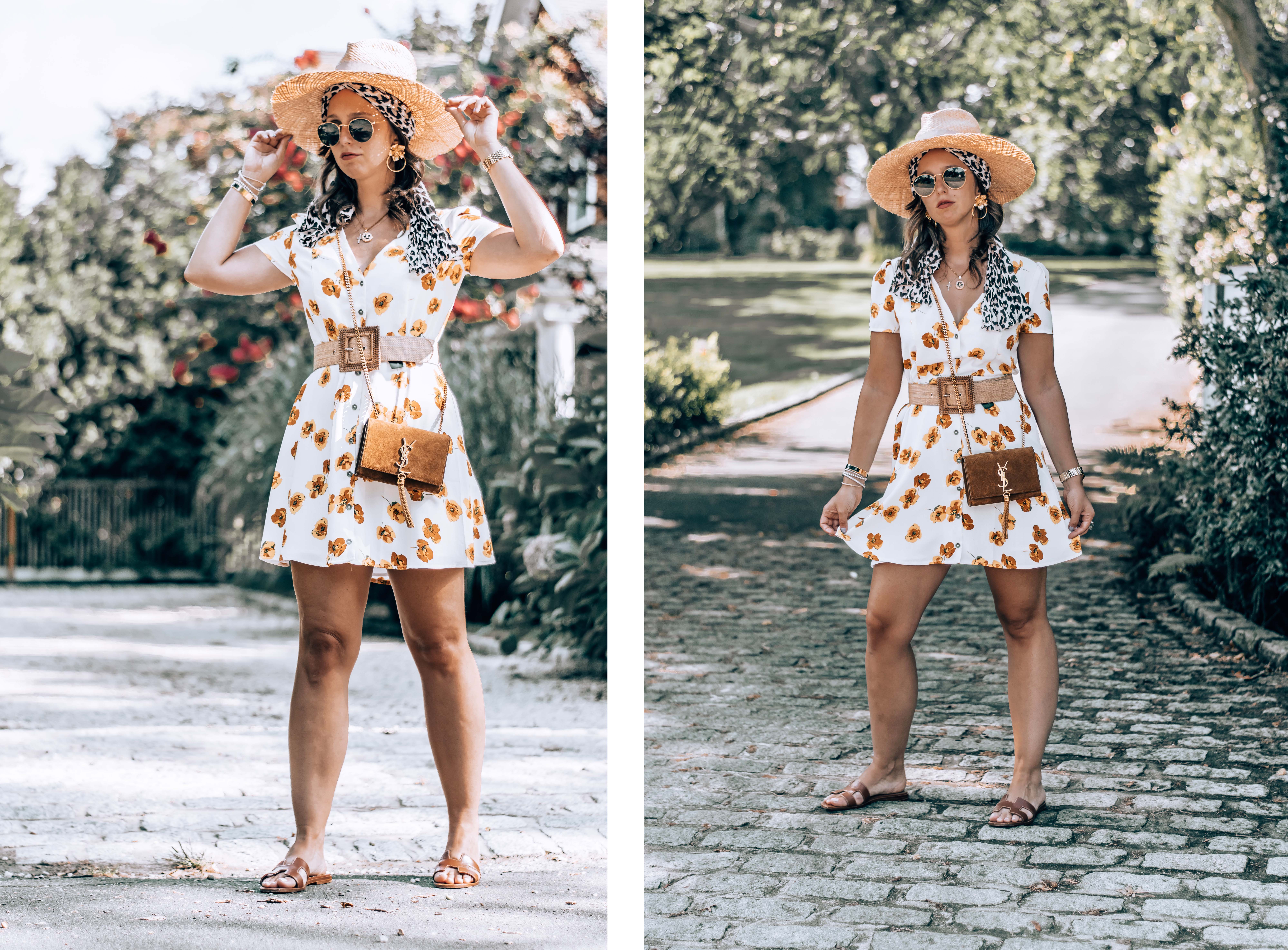 Personal Style-Westchester County-Blogger-Advice-Summer-Outfit-Hermes Sandals-Woven Hat