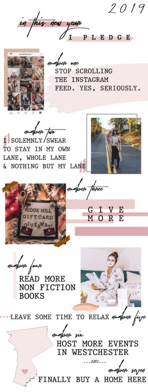 2019 New Year New Goals! This Year I Pledge-Westchester-Blogger-Lifestyle-New York