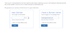 Blogging Tips How YOU Can Start Your Blog Today-Bluehost-Self host-Blogger-Simply by Simone-Enter A Domain Name
