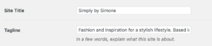 How To Start A Blog-Tagline-Simplybysimone-wordpress