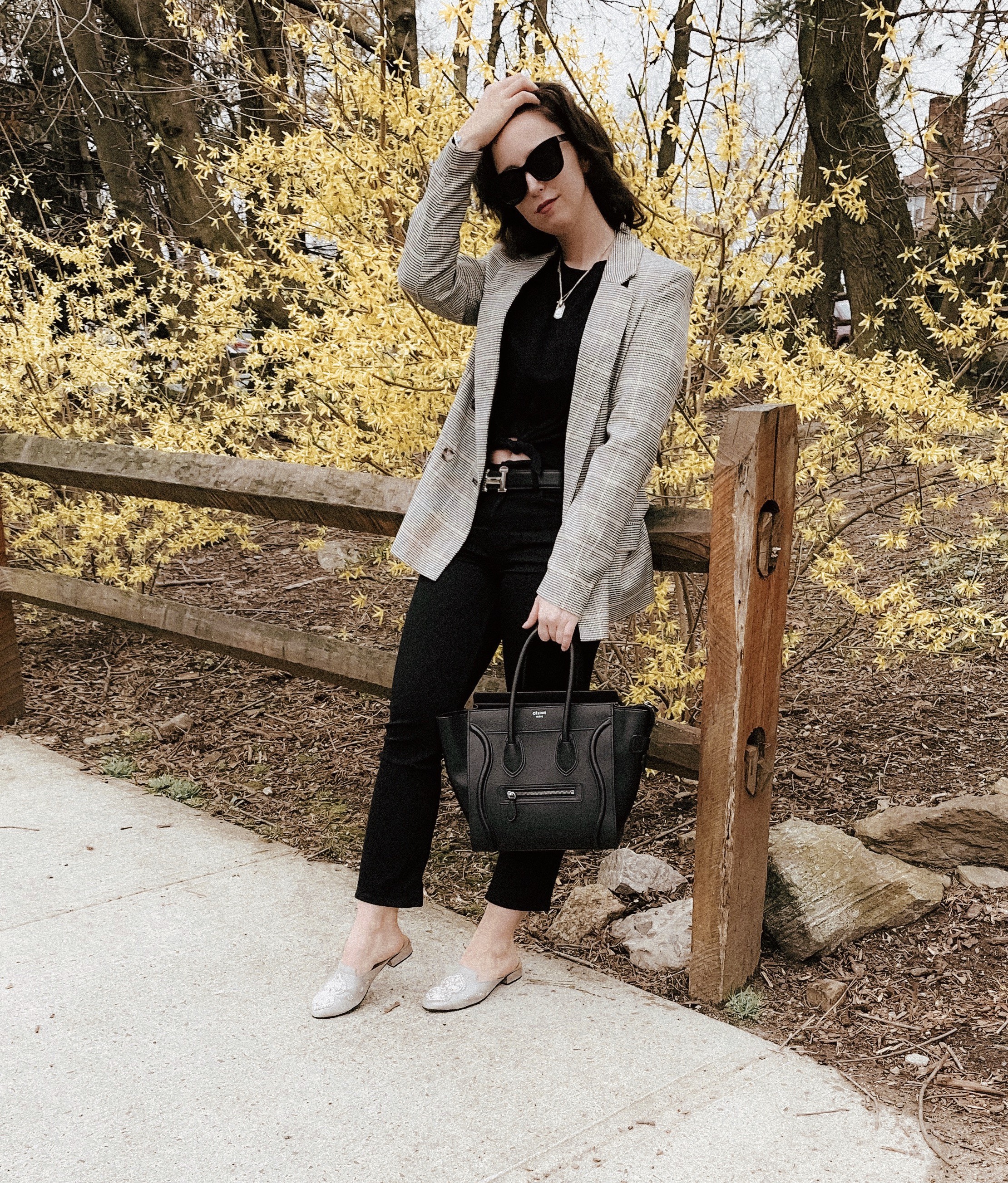 5 Tips For Capturing The Best Instagram Photos Using Your iPhone-Outfit-Style-Inspo-Westchester-Photography-Blazer #fashion #outfit #bloggerstyle #springstyle #photography #iphone #lightroom #oldceline