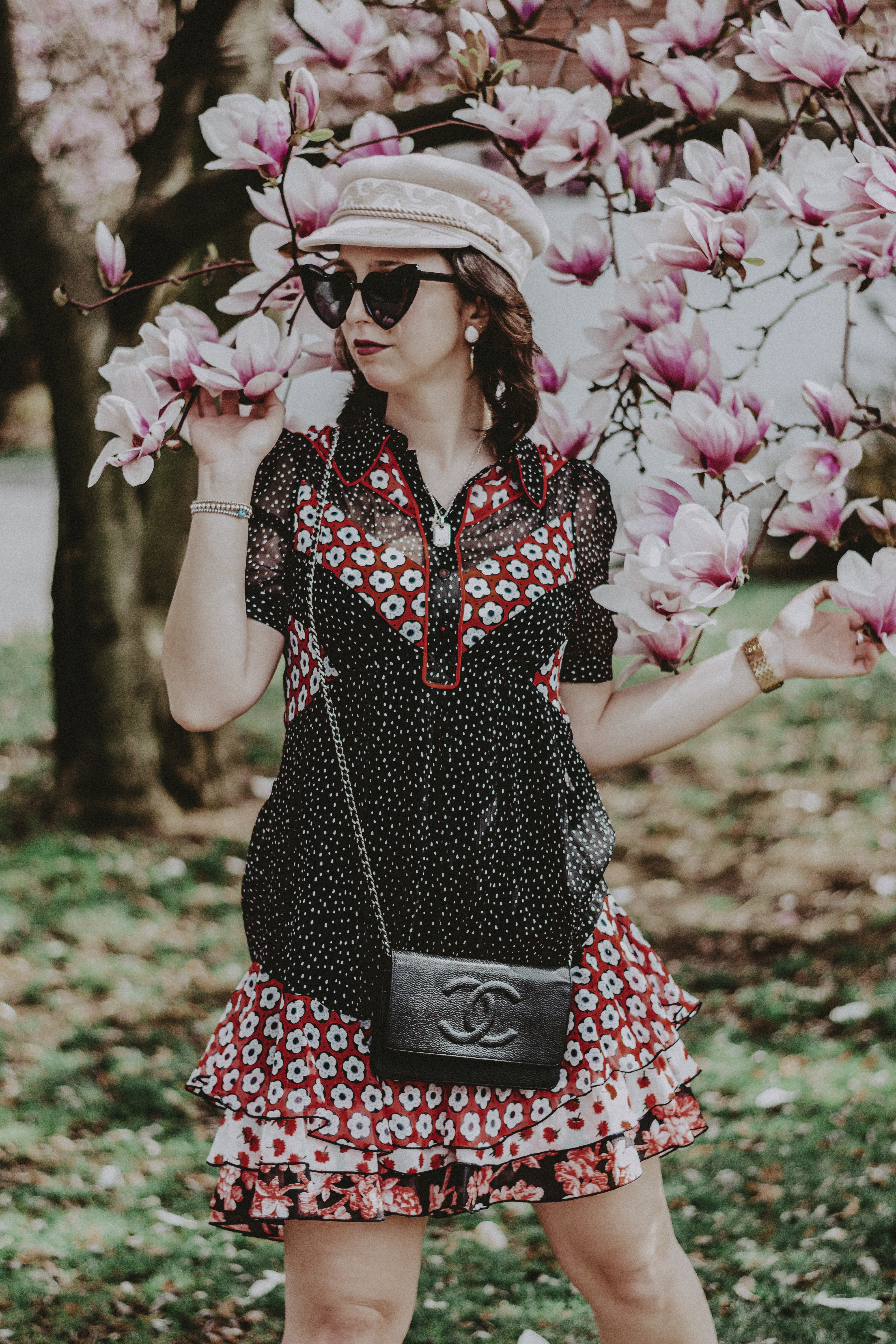 One Dress Three Ways-Cost Per Wear-DVF- #costperwear #blogger #springstyle #dress #style #shopping #cherryblossom #spring