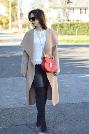 Leather & Lace - A Favorite Timeless Combo- Westchester-Outfit-Style-Street Style #blogger #fashion #style