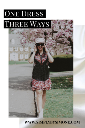 One Dress Three Ways-Cost Per Wear-DVF- #costperwear #blogger #springstyle #dress #style #shopping