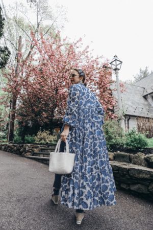 Eye-catching Maxi Dresses for Every Occasion this Summer-Maxi Dress-Re Styled-Outfit-Fashion-Summer-DVF-Marc Fisher #springoutfit #summeroutfit #pearlbag #dvf #barrettes #marcfisher #bloggerstyle #westchester #newyorkblogger #newyorkfashion