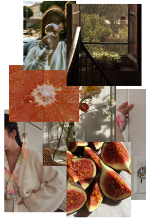 Tie Dye Inspired Collage of Images