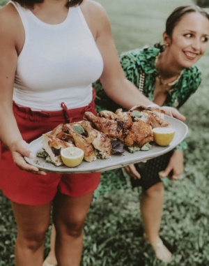 Wood Fire Food: A Top-Notch Connecting Opportunity In Westchester - Simply by Simone - Ms. Westchester - Simone Piliero - Westchester County - Pop Up Dinner - Event - Summer #dinner #food #summerstyle #dress #leopard #summeroutfit #westchester #newyork #summer #dining #tablescape #chanel