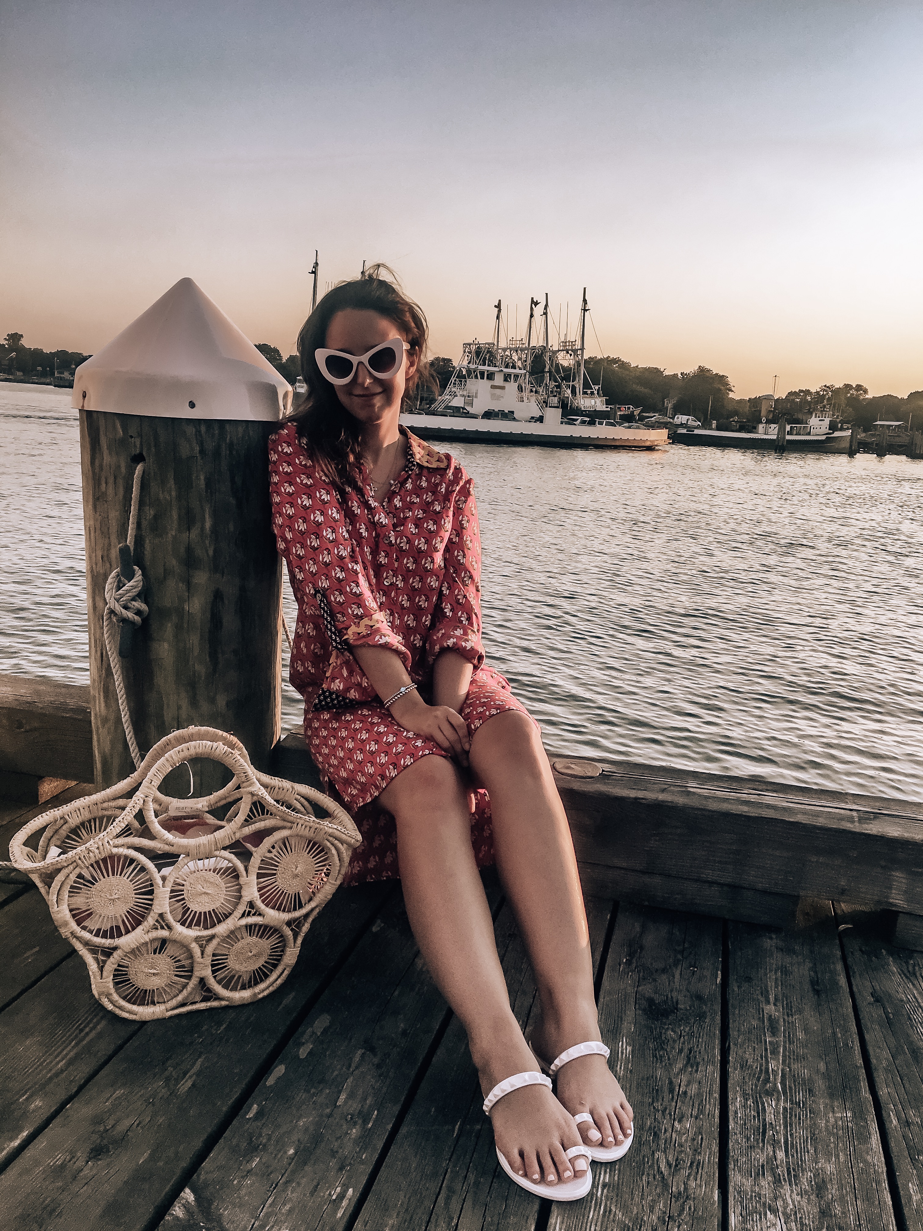 SIX B - Dock - Boats - Yachts - Top 10 Things To Do On The North Fork This Summer - An Evening in Greenport New York - North Fork - Vacation - Travel #northfork #travel #greenport #vacation #travel #travelblog #summervacation #review #outfit #summerstyle #fallstyle