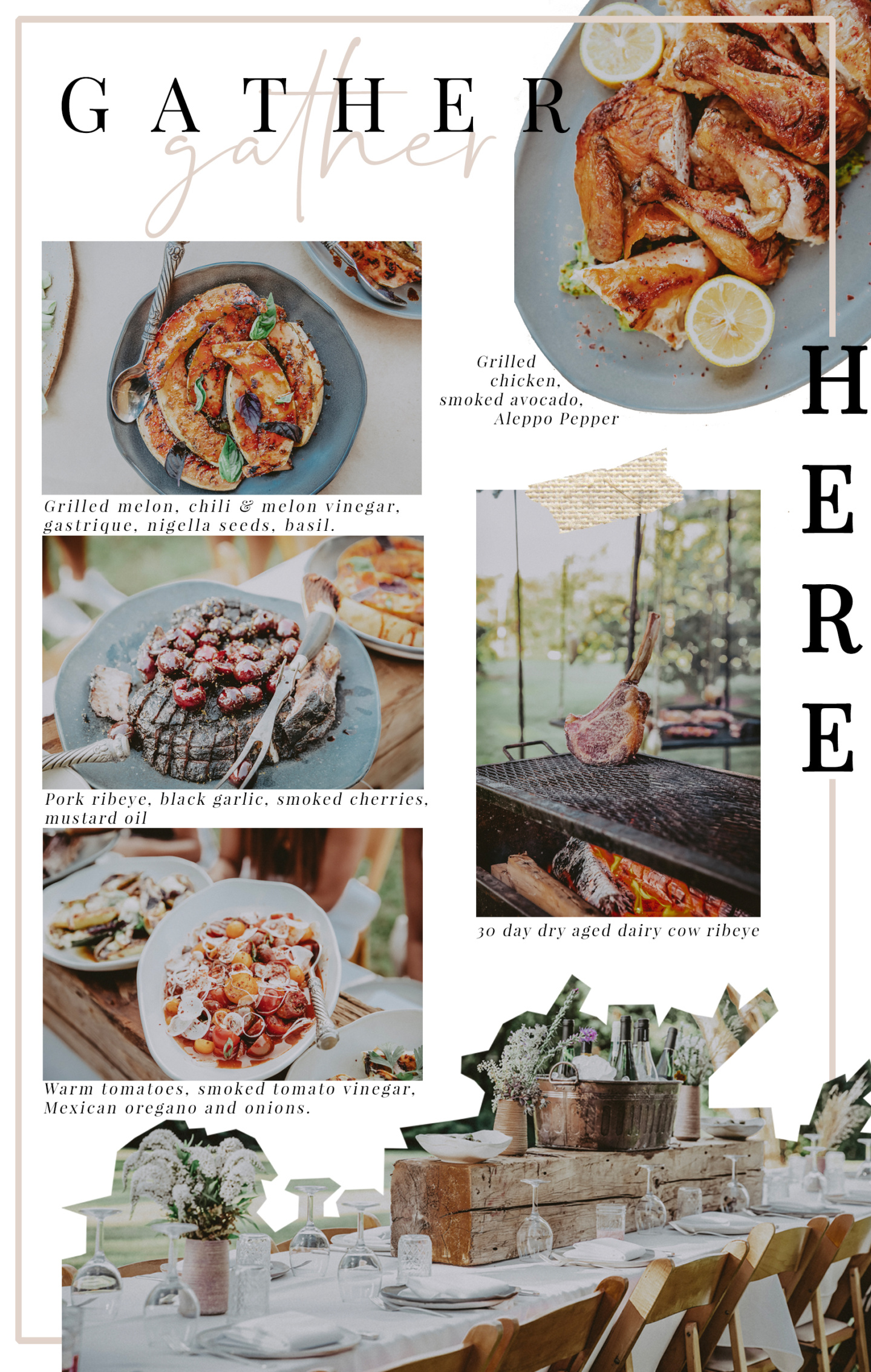 Wood Fire Food: A Top-Notch Connecting Opportunity In Westchester - Simply by Simone - Simone Piliero - Westchester County - Pop Up Dinner - Event - Summer #dinner #food #magazine #gatherhere #photoshop #westchester #newyork #summer #dining #tablescape