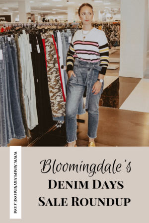 Bloomingdale's White Plains Denim Days Sale - Why To Shop In-Store #bloomigndales #fall #fallfashion #fallstyle #falloutfit #denin #jeans #designersale #designnerdenim #jbrand #7forallmankind #jbrand #fashion #outfit #style #shopping #sale