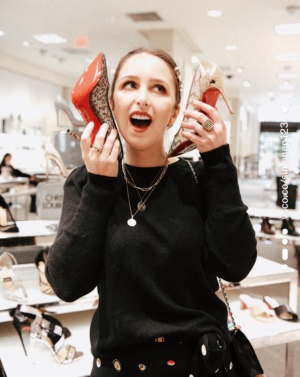 Simply by Simone-Simone Piliero-Holiday Shopping Edit: Found At The Westchester Mall-Shopping-Gifts-DVF-Blogger-WEstchester County-New York #westchester #fashion #fall #winter #holidayshopping #holidayoutfit #christmas #christimasshopping #shoppingbags #mall #newyork #newyorkblogger #bloggerstyle #winterstyle #winteroutfit #christianlouboutin