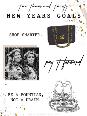 My Year In Review + New Year's Goals We Can All Benefit From #newyearsgoals #goals #resolutions #newyears2020 #newdecade #newdecadegoals #newyearsresolutions #shopping #payitforward #advice #quote #inspiration #goalinspiration #settinggoals