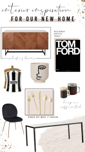 Simone At Home - Interior Inspiration For Our New Home #decor #interiorinspiration #coffeetablebook #cb2 #console #home #simoneathome #interiordesign #johnathanadler #flatware #midcenturymodern #interiorinspo #livingroom #diningroom #kitchen