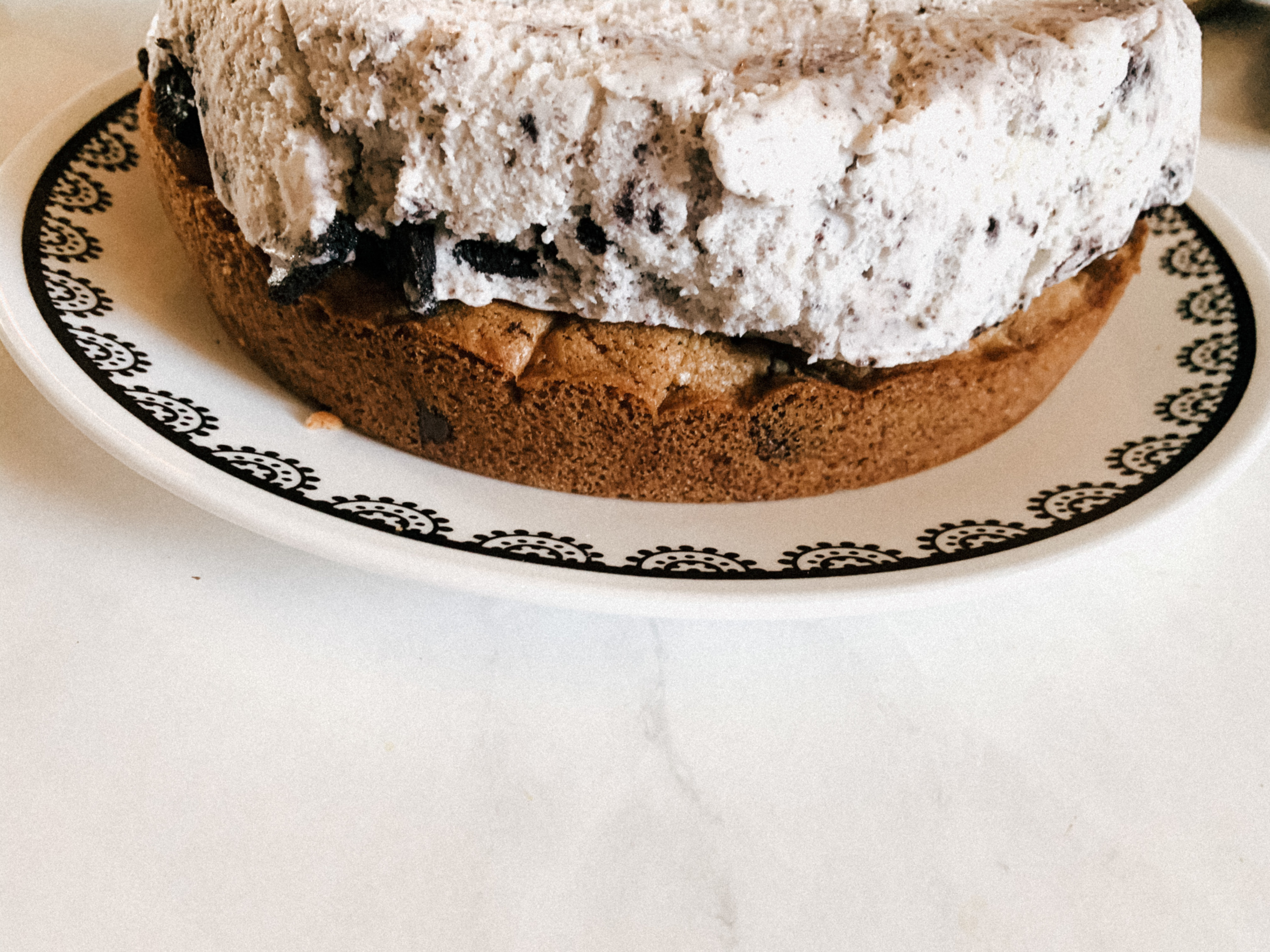 Assembled Cake Easy and Delicious Cookie Ice Cream Cake Recipe #recipe #food #foodie #dessert #birthdaycake #icecreamcake #cookiecake #cookieicecreamcake #cake #pie #cookiecakerecipe #simplybysimone Simone Piliero