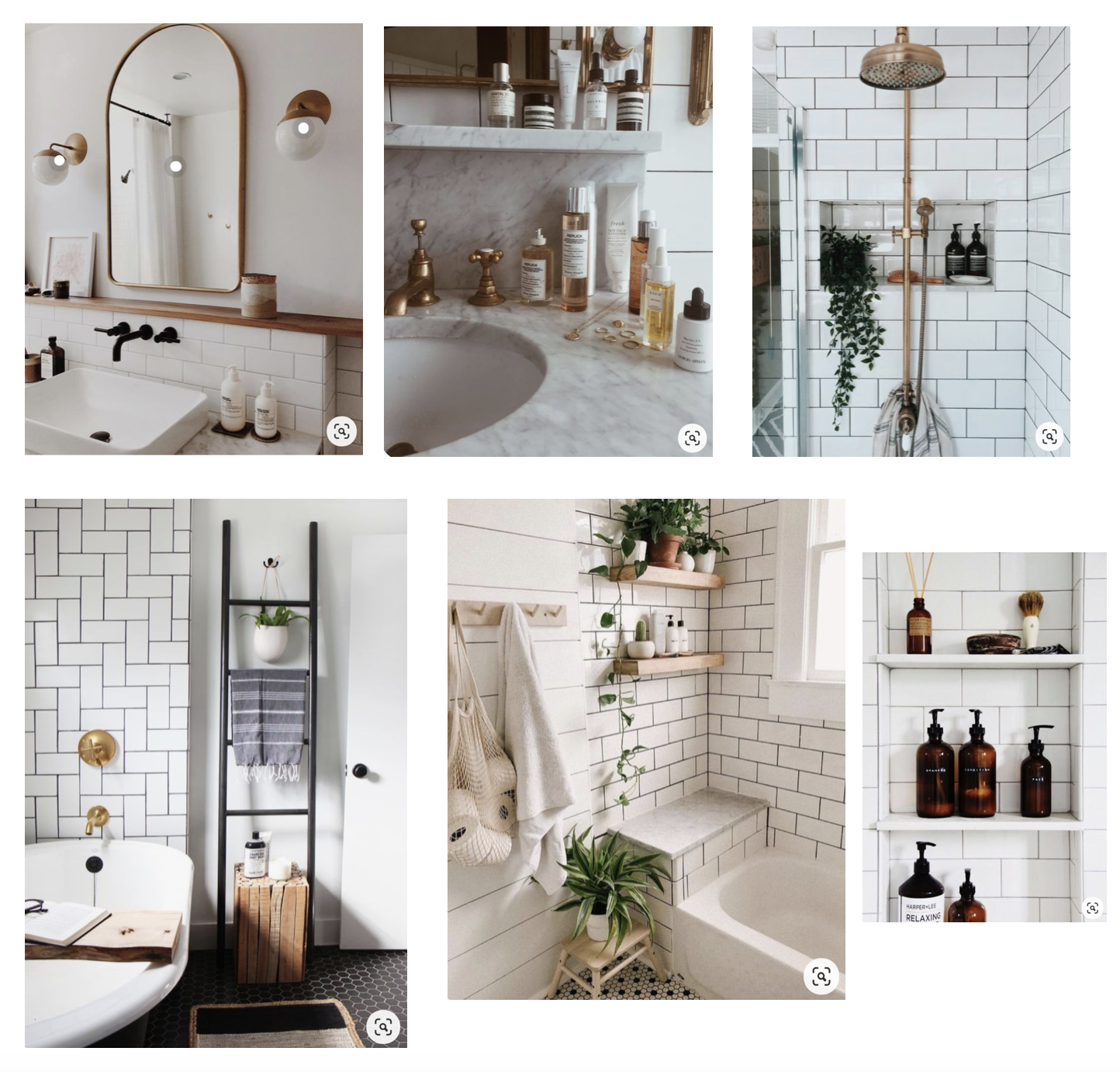 Collage bathroom inspiration Bathroom Renovation - My Vision for the Space and Sconces #bathroom #bathroominspiration #moodboard #design #home #interiorinspiration #decor #bathroominspo #remodel #bathroomremodel #simoneathome