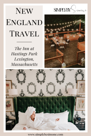 New England Travel - The Inn at Hastings Park - Lexington Massachusetts - Simply by Simone - Simone Piliero Arena PIN THIS - 8 Things to do in Salem - Overnight Stay in Massachusetts - Salem, MA & Lexington, MA - The Inn at Hastings Park Whispering Angel Culinary Garden - Simply by Simone - Simone Piliero Arena PIN THIS #salem #salemma #salemmassachusetts #newengland #newenglandtravel #halloween #falltravel #northeasttravel #travel #travelguide Massachusetts - Simply by Simone - Simone Piliero Arena PIN THIS