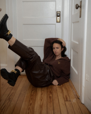 Winter Outfit Ideas - Items to Grab for Cool Casual Style - Leather Pants - Simply by Simone - #winteroutfit #winteroutfitideas #outfitideas #casualstyle