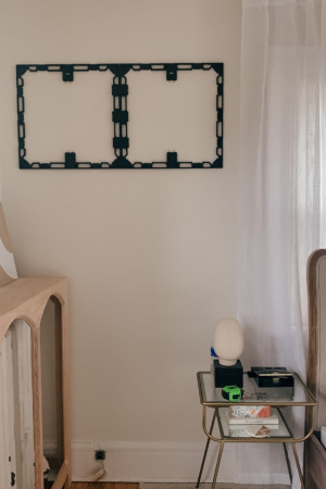 Spacekit: Customizable Artwork That Won't Damage Your Walls - Step One Hanging Your Artwork #BEDROOM #ARTWORK #DECOR #HOMEDECOR #WALLART