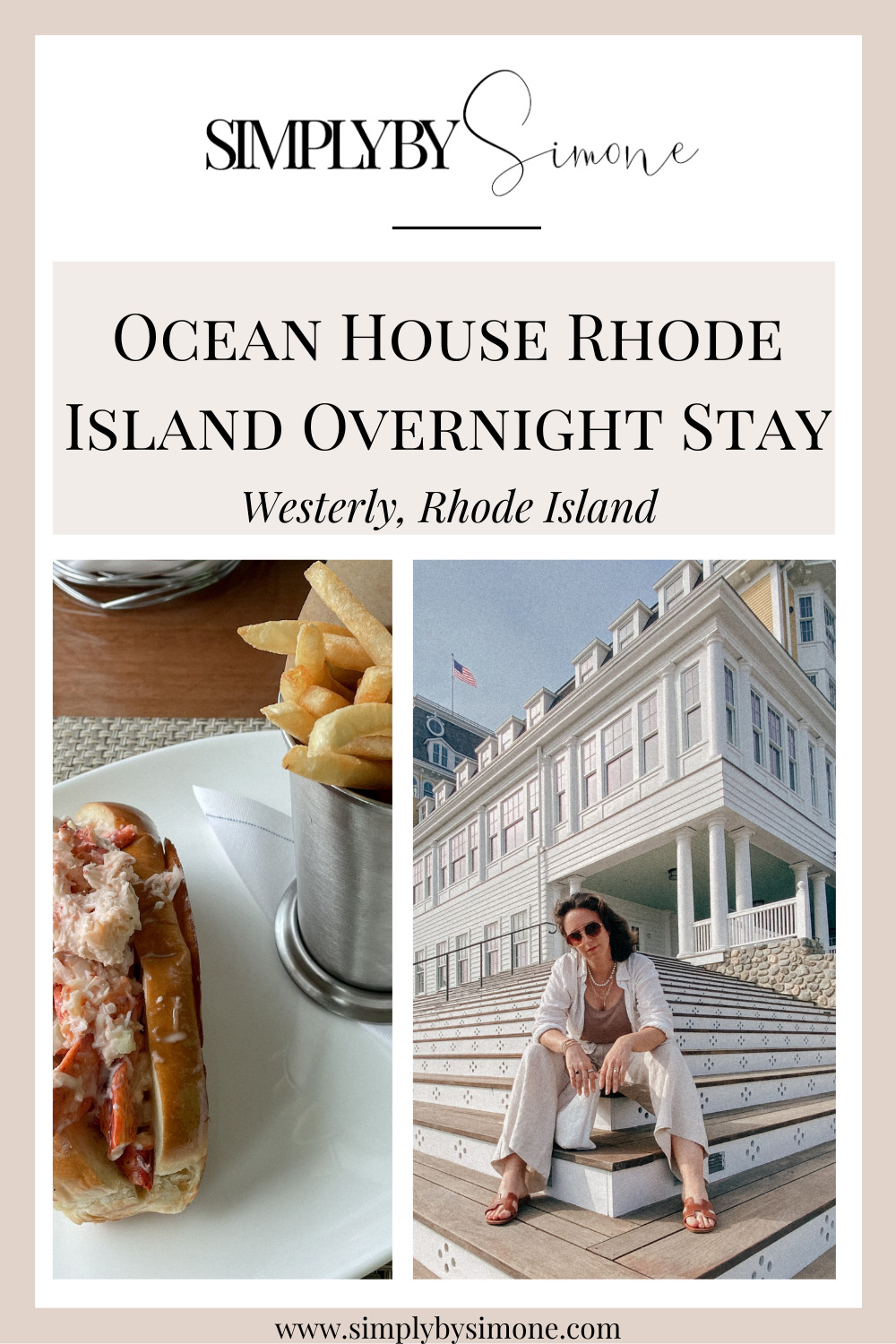 Sipping Terrace at Ocean House Rhode Island Overnight Stay