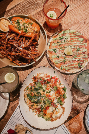 Lunch at Lolita Fort Point Lolita Lobster Roll, Mushroom Quesadilla, Broken Eggs - Three Day Getaway to Boston Massachusetts Simply by Simone