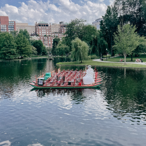 Swan Boats at the Boston Public Garden - Three Day Getaway to Boston Massachusetts Simply by Simone