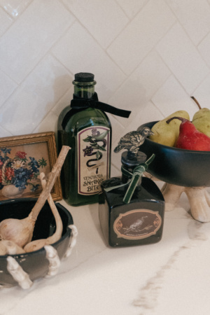Edgy Neutral Halloween Home Decor Guide | Halloween Decorations | Neutral Halloween Decorations | Halloween Home Décor | The Best Neutral Halloween Home Decor | Spooky Chic Halloween Decorations | Grandin Road Halloween Decor | Bat Wall Decals for Halloween | Easy Halloween Decor | DIY Halloween Decorations | Potion Bottles