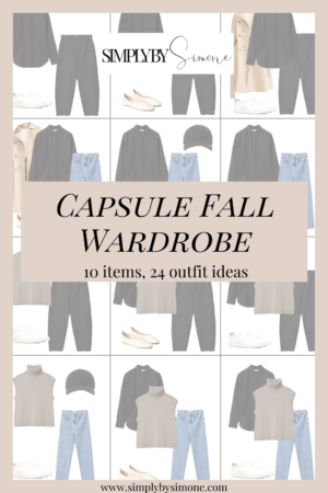 Everlane Fall Capsule Wardrobe - What To Wear this Fall 2021 - Simply by Simone - Pinterest Pin 2