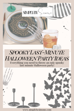 How To Throw A Spooky Last-Minute Halloween Party | Amazon Halloween Party Finds | Halloween Decor for a Last-Minute Party | Halloween Treats for a Last-Minute Halloween Party | Everything You Need to Throw A Halloween Party | Spooky Halloween Decorations | Pin 2